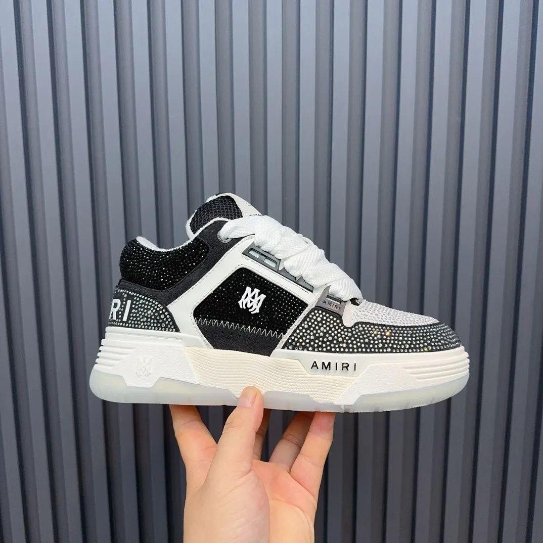 Men's shoes 💰760💰 AMIRI AMIRI fashion brand hot sale 🔥 Available all year round, couples 💑 Official website synchronization Imported fabrics 1⃣️ vs 1⃣️ replica, original factory special original sole, 35-45 (45. non-refundable)